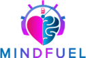 Logo brain and heart bight colours